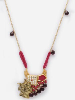 Pink pearl necklaces 3