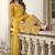Yellow Pakistani Designer Pant Style Suit