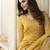 Yellow Pakistani Designer Pant Style Suit