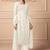 White Embroidery Pakistani Pant Style Salwar Suit