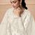 White Embroidery Pakistani Pant Style Salwar Suit
