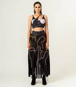 Agitation Trousers With Detachable Leather Skirt