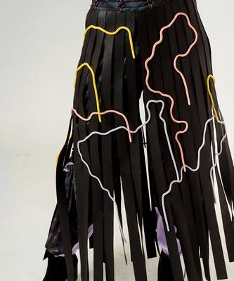 Agitation Trousers With Detachable Leather Skirt 5