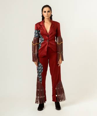 Ennui Leathered Trouser 1