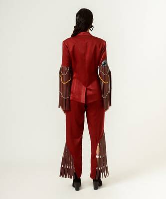 Ennui Leathered Trouser 4