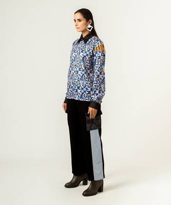 Unisex Orange Elastic Trousers 2
