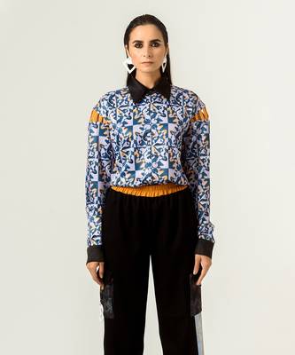 Unisex Orange Elastic Trousers 4