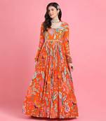 Criss Cross Back Anarkali