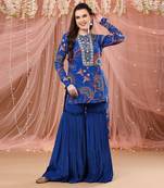 High Low Tunic With A Gharara