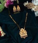 Multicolor american diamond mangalsutra