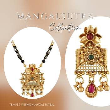 Multicolor american diamond mangalsutra 4