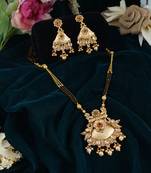 Multicolor american diamond mangalsutra