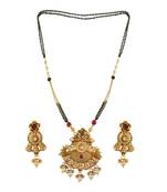 Multicolor american diamond mangalsutra