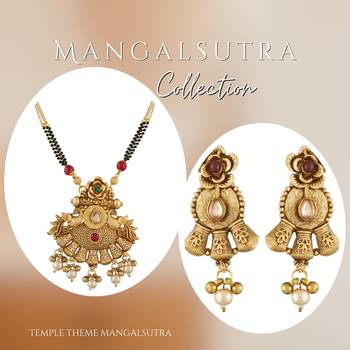 Multicolor american diamond mangalsutra 4