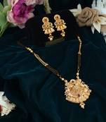 Multicolor american diamond mangalsutra