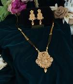 Multicolor american diamond mangalsutra