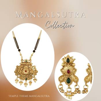 Multicolor american diamond mangalsutra 4