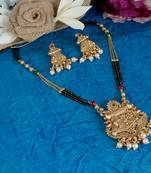 Multicolor american diamond mangalsutra