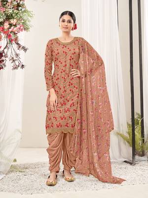 Chiku embroidered net salwar 2