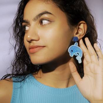 Blue earrings 1