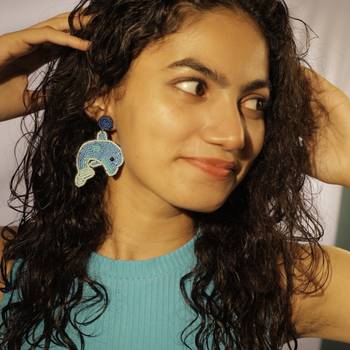 Blue earrings 5