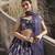 LAVENDER FLORAL PRINTE WITH SEQUINS EMBROIDERED WORK GEORGETTE FESTIVE & PARTY WEAR SEMI STITCHED LEHENGA