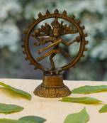 Chaque Decor Lord Shiva Dancing Natraj/Nataraja Statue Showpiece Handcrafted Sculpture for Home and Puja