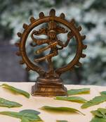 Chaque Decor Lord Shiva Dancing Natraj/Nataraja Statue Showpiece Handcrafted Sculpture for Home and Puja