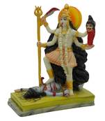 Chaque Decor Hand painted  Goddess Kali Mata Idol For Home Decoration