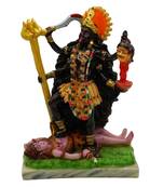 Chaque Decor Hand painted  Goddess Kali Mata Idol For Home Decoration