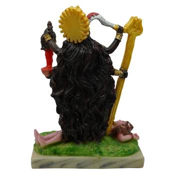 Chaque Decor Hand painted  Goddess Kali Mata Idol For Home Decoration 2