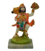 Chaque Decor Hand painted  Lord Hanuman caring mountain  Idol For Home Decoration