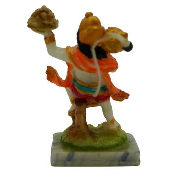 Chaque Decor Hand painted  Lord Hanuman caring mountain  Idol For Home Decoration 3
