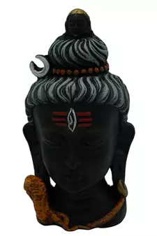 Chaque Decor Hand painted  Hanging Lord Shiv Ji Idol For Home Decoration