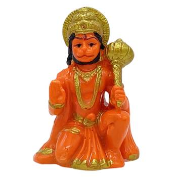 Chaque Decor Hanuman Handpainted Idol For Success & Gifts/Pooja Room/Home Decoration 2