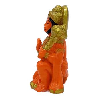 Chaque Decor Hanuman Handpainted Idol For Success & Gifts/Pooja Room/Home Decoration 3