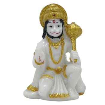 Chaque Decor Hanuman Handpainted Idol For Success & Gifts/Pooja Room/Home Decoration 2
