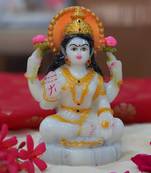 Chaque Decor  Laxmi Handpainted Idol For Success & Gifts/Pooja Room/Home Decoration