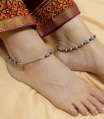 Silver anklets