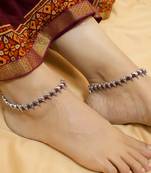 Silver anklets