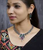 Silver necklace-sets