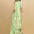 Light green woven cotton silk saree with blouse