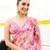 KIYARA ADVANI PINK GEORGETTE BEAUTIFUL SAREE