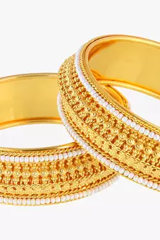 Gold bangles-and-bracelets