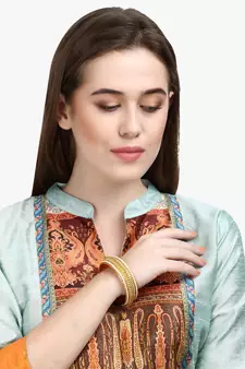 Gold bangles-and-bracelets