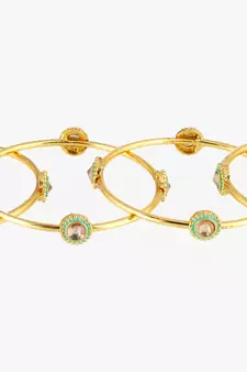 Gold bangles-and-bracelets