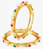 Gold bangles-and-bracelets