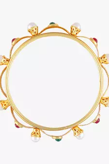Gold bangles-and-bracelets