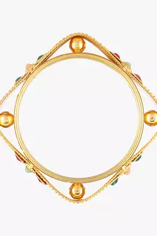 Gold bangles-and-bracelets