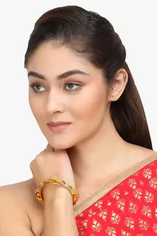 Gold bangles-and-bracelets